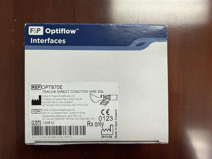 F&P Optiflow Trache Direct Conction HME SGL