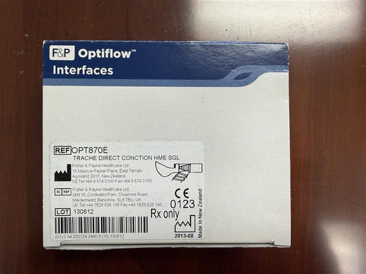 F&P Optiflow Trache Direct Conction HME SGL