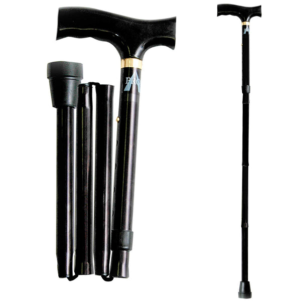 ProBasics Bronze Folding Cane- Walking Cane for Men and Women -Collapsible